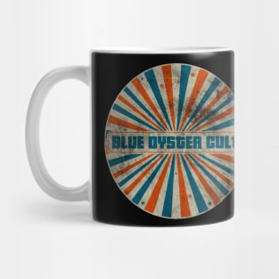 blue vintage Mug